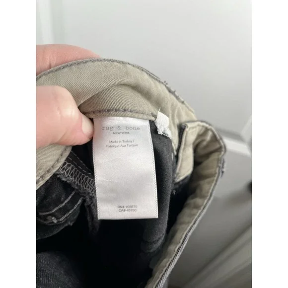 Rag & Bone Logan Wide Leg in Filmore With Holes REVOLVE SZ 25 - Picture 12 of 12